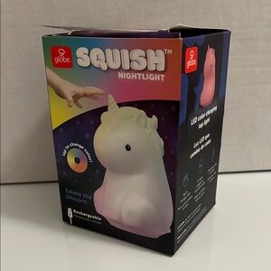 Globe Squish Nightlight - Emma the Unicorn